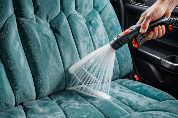 Clean commercial vehicle interior after restoration